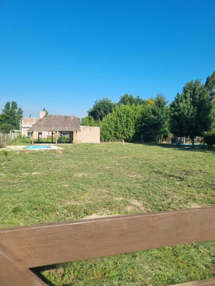 Terreno con Quincho y Pileta en A.Leyes (Ruta 1 - Km 12,5)